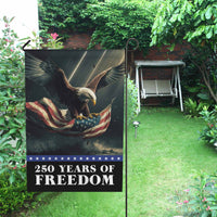 250 Years of Freedom Garden Flag – America 250 Patriotic Bald Eagle Flag