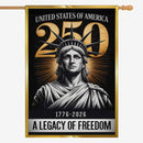 America 250 House Flag ΓÇô United States 1776ΓÇô2026 Legacy of Freedom