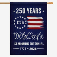 We The People 250 Years House Flag – 1776–2026 Patriotic Anniversary