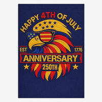 Happy 4th of July 2026 House Flag ΓÇô 250th Anniversary Celebration