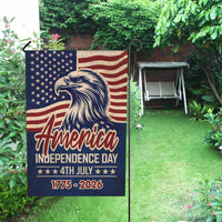 4th of July 250th Anniversary Garden Flag – 1776–2026 Independence Day Decor