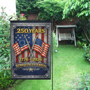 250 Years Semiquincentennial Garden Flag – 1776–2026 Patriotic Decor