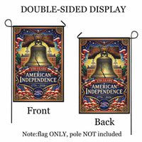 America 250 Garden Flag – 250 Years of American Independence 1776–2026 Liberty Bell