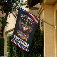 America 250 Garden Flag 250 Years of Freedom Patriotic Eagle Cross 1776-2026 Decor