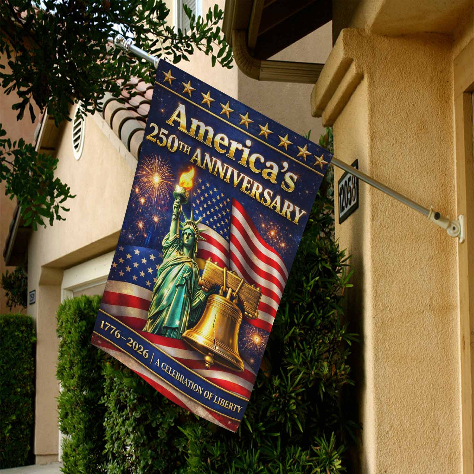 America 250th Anniversary Garden Flag – 1776–2026 Celebration of Liberty