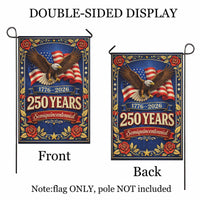 America 250 Semiquincentennial Garden Flag Patriotic Eagle Decor
