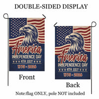4th of July 250th Anniversary Garden Flag – 1776–2026 Independence Day Decor