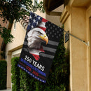 250 Years Semiquincentennial Garden Flag – America 250 Bald Eagle Flag