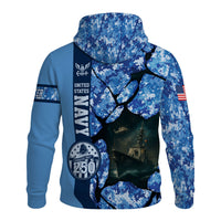 Personalized US Navy 3D All Over Print Hoodie KAH3D05