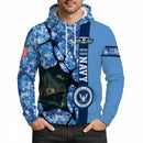 Personalized US Navy 3D All Over Print Hoodie KAH3D05
