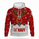 America's Navy 3D All Over Print Hoodie Xmas