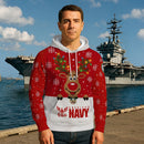 America's Navy 3D All Over Print Hoodie Xmas