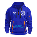 Personalized US Navy Quater Zip Hoodie KAQZ02