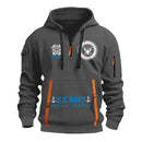Personalized US Navy Quater Zip Hoodie KAQZ02