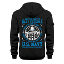 Personalized US Navy Quater Zip Hoodie KAQZ02