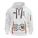 Personalized US Navy Quater Zip Hoodie KAQZ03