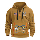 Personalized US Navy Quater Zip Hoodie KAQZ03