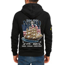 Personalized US Navy Quater Zip Hoodie KAQZ03