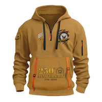 Personalized US Navy Quater Zip Hoodie KAQZ04