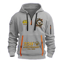 Personalized US Navy Quater Zip Hoodie KAQZ04
