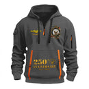 Personalized US Navy Quater Zip Hoodie KAQZ04