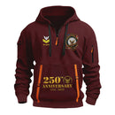 Personalized US Navy Quater Zip Hoodie KAQZ04
