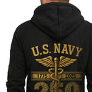 Personalized US Navy Quater Zip Hoodie KAQZ05