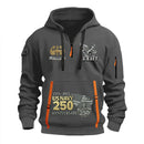 Personalized US Navy Quater Zip Hoodie KAQZ06