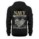 Personalized US Navy Quater Zip Hoodie KAQZ06