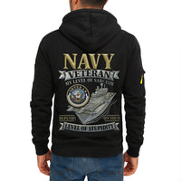 Personalized US Navy Quater Zip Hoodie KAQZ06