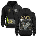 Personalized US Navy Quater Zip Hoodie KAQZ06