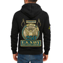 Personalized US Navy Quater Zip Hoodie KAQZ07