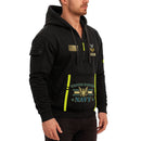 Personalized US Navy Quater Zip Hoodie KAQZ07