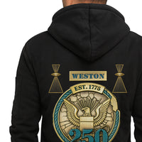 Personalized US Navy Quater Zip Hoodie KAQZ07