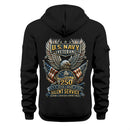 Personalized US Navy Quater Zip Hoodie KAQZ08