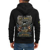Personalized US Navy Quater Zip Hoodie KAQZ08