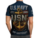 US Navy Polo Shirt – Eagle Seal & “Non Sibi Sed Patriae” Custom Rank
