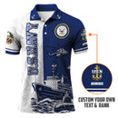 US Navy 250th Anniversary Polo Shirt – Warship & Submarine Tribute Polo Shirt