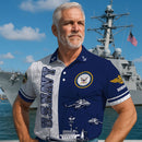 US Navy 250th Anniversary Polo Shirt – Warship & Submarine Tribute Polo Shirt