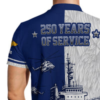 US Navy 250th Anniversary Polo Shirt – Warship & Submarine Tribute Polo Shirt