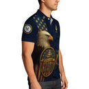 US Navy 250th Anniversary Polo Shirt – Eagle & Ship Crest Custom Tribute
