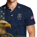 US Navy 250th Anniversary Polo Shirt – Eagle & Ship Crest Custom Tribute