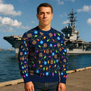 Personalized US Navy Christmas Ugly Sweater UST014