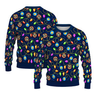 Personalized US Navy Christmas Ugly Sweater UST014