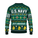 Personalized US Navy Christmas Ugly Sweater UST014