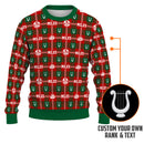 Personalized US Navy Christmas Ugly Sweater UST020