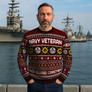 Personalized US Navy Christmas Ugly Sweater UST021