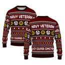 Personalized US Navy Christmas Ugly Sweater UST021