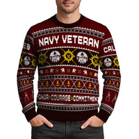 Personalized US Navy Christmas Ugly Sweater UST021