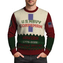 Personalized US Navy Christmas Ugly Sweater UST022